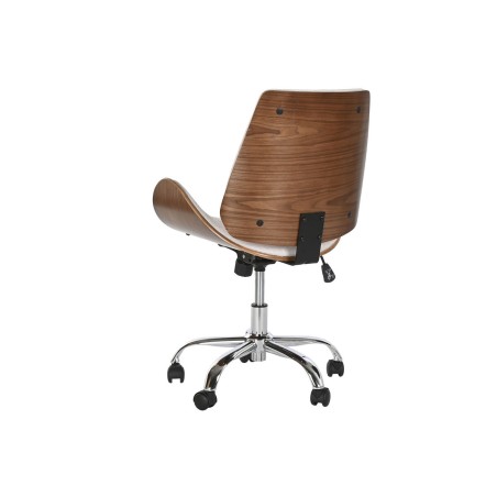 Sedia da Ufficio Home ESPRIT Marrone Beige Argentato
