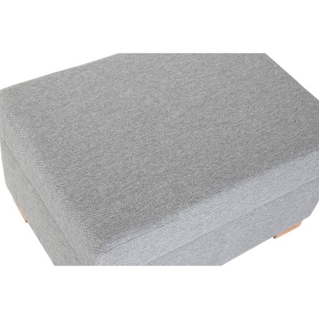 Poggiapiedi Home ESPRIT Grigio chiaro Città 70 X 50 X 40 CM
