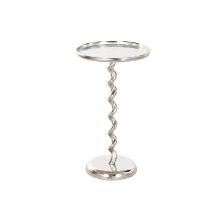 Tavolo aggiuntivo Home ESPRIT Argentato 35 x 35 x 61 cm