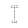 Tavolo aggiuntivo Home ESPRIT Argentato 35 x 35 x 61 cm