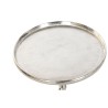 Tavolo aggiuntivo Home ESPRIT Argentato 35 x 35 x 61 cm