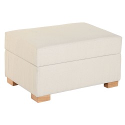 Poggiapiedi Home ESPRIT Beige Città 70 X 50 X 40 CM