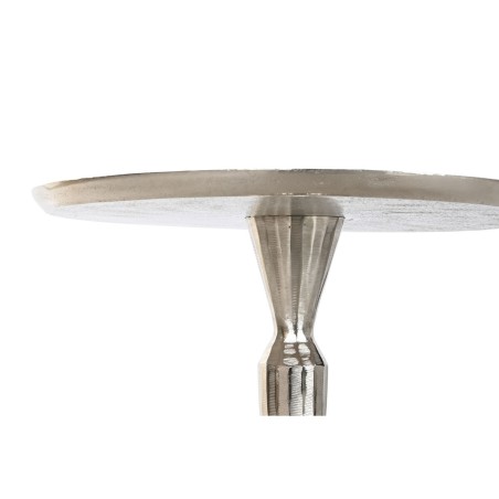 Tavolo aggiuntivo Home ESPRIT Argentato 41 X 41 X 58 CM