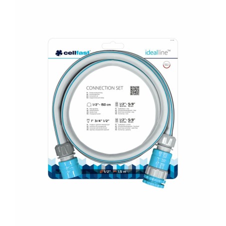 Set di connessione rapida per carrello portatubo Cellfast Ø 12,5 mm 3 Pezzi