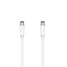 Cavo Coassiale Antenna TV Hama 00205047 Bianco 5 m