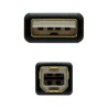 Cavo USB 2.0 A con USB B NANOCABLE 10.01.120 Nero