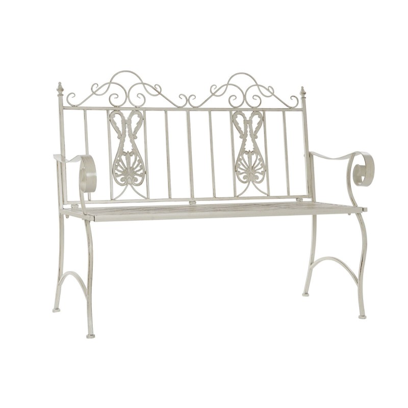 Panca DKD Home Decor Bianco 118 x 53 x 98 cm