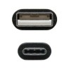Cavo USB A con USB C NANOCABLE 10.01.210 Nero