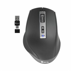 Mouse NGS BLUR-RB Nero 3200 DPI Senza Fili
