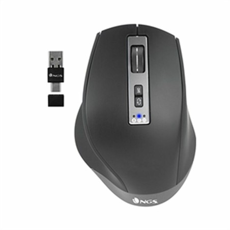 Mouse NGS BLUR-RB Nero 3200 DPI Senza Fili