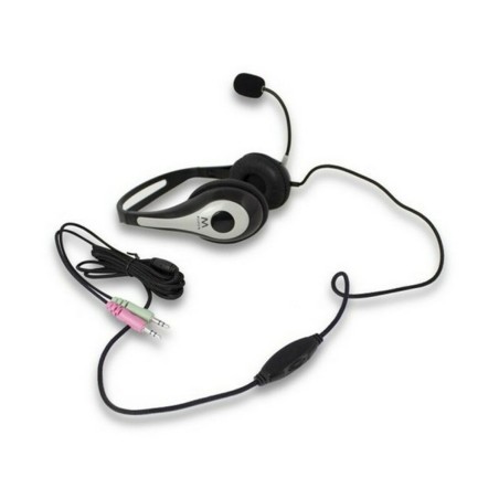Auricolari con Microfono Ewent EW3562 Nero Nero/Argentato