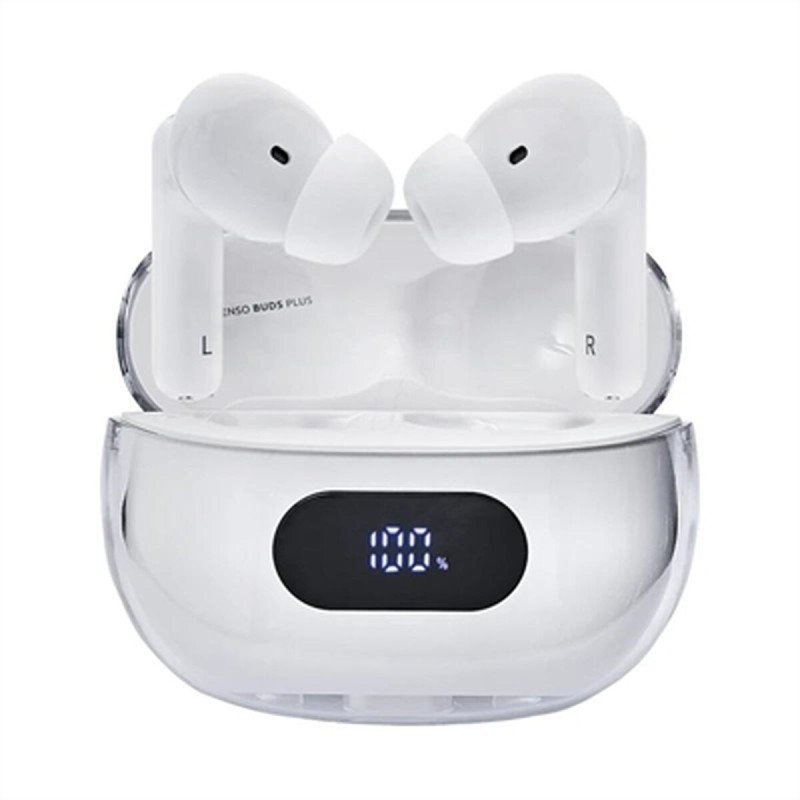 Auricolari con Microfono INTENSO Buds Plus Auriculares TWS ANC+ENC Nero Auricolari con Microfono INTENSO Buds Plus Auriculares TWS ANC+ENC Nero