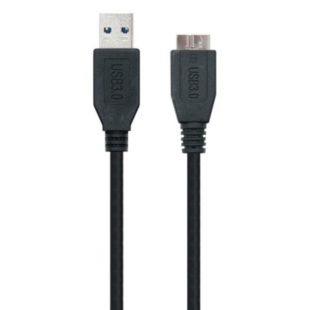 Cavo USB 3.0 A con Micro USB B NANOCABLE 10.01.110-BK