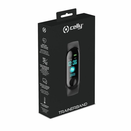 Orologi Sportivi Celly TRAINERBANDBK Nero Multicolore 0,96"
