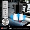 Caffettiera Italiana Monix INOX BLACK 9T Nero 470 ml