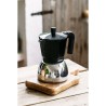 Caffettiera Italiana Monix INOX BLACK 9T Nero 470 ml
