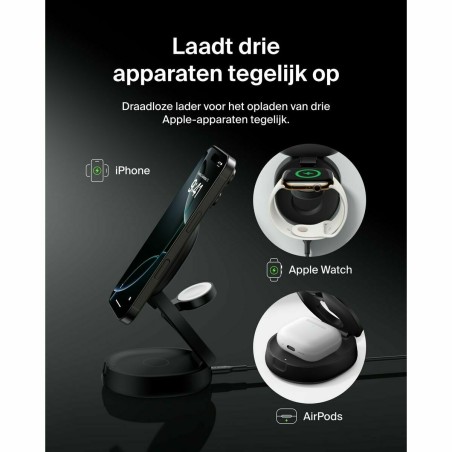 Caricabatterie Senza Fili Belkin WIZ034KQBK Nero