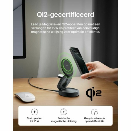 Caricabatterie Senza Fili Belkin WIZ034KQBK Nero