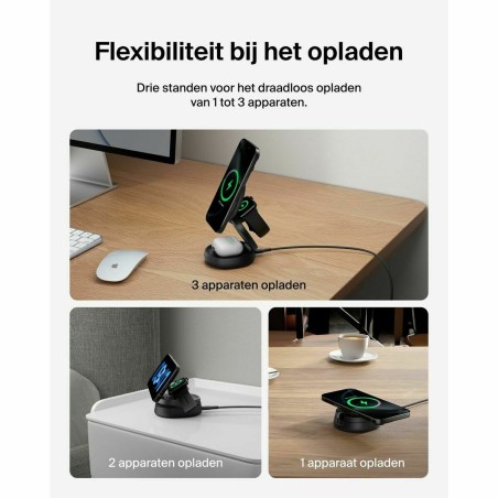 Caricabatterie Senza Fili Belkin WIZ034KQBK Nero