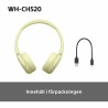 Cuffie Sony WHCH520Y      *