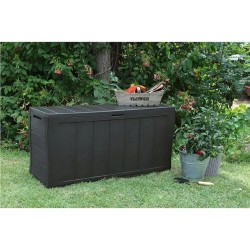 Scatola portaoggetti Keter 230415 Grafite 270 L Plastica