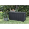 Scatola portaoggetti Keter 230415 Grafite 270 L Plastica
