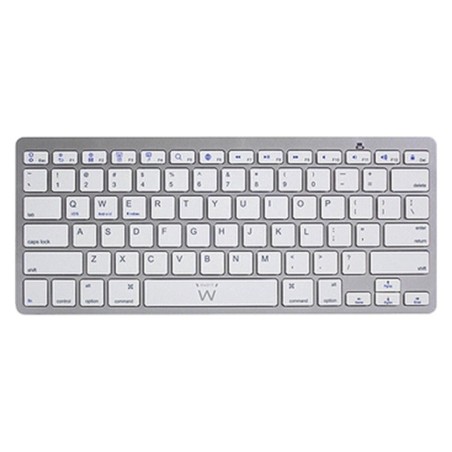 Tastiera Bluetooth Ewent EW3161 Bianco Argentato