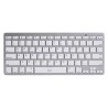 Tastiera Bluetooth Ewent EW3161 Bianco Argentato