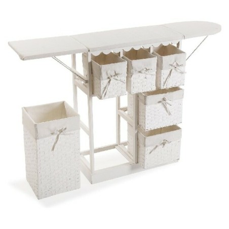 Ferro da Stiro con Caldaia Basic Bianco Legno (30 x 85 x 130 cm)