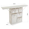 Ferro da Stiro con Caldaia Basic Bianco Legno (30 x 85 x 130 cm)