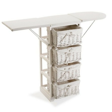 Ferro da Stiro con Caldaia Basic Bianco Legno (30 x 85 x 110 cm)