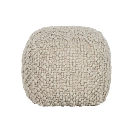 Poggiapiedi Home ESPRIT Beige 45 x 45 x 45 cm