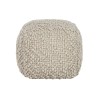 Poggiapiedi Home ESPRIT Beige 45 x 45 x 45 cm