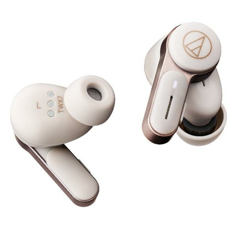 Auricolari in Ear Bluetooth Audio-Technica Iberia ATH-TWX7WH Bianco Auricolari in Ear Bluetooth Audio-Technica Iberia ATH-TWX7WH Bianco