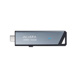 Memoria USB Adata AELI-UE800-512G-CSG 512 GB Nero Argentato