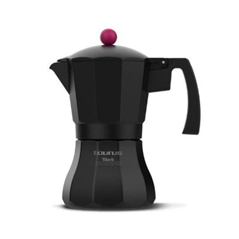 Caffettiera Italiana Taurus KCP9006I 6T Nero Alluminio 6 Tazze Caffettiera Italiana Taurus KCP9006I 6T Nero Alluminio 6 Tazze