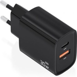 Caricabatterie da Parete Aisens A110-0953 30 W Nero