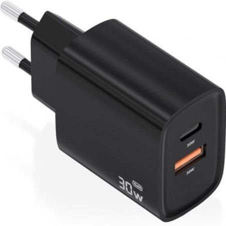 Caricabatterie da Parete Aisens A110-0953 30 W Nero