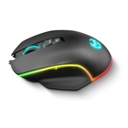 Mouse Gaming con LED Krom Keos 6400 dpi Nero