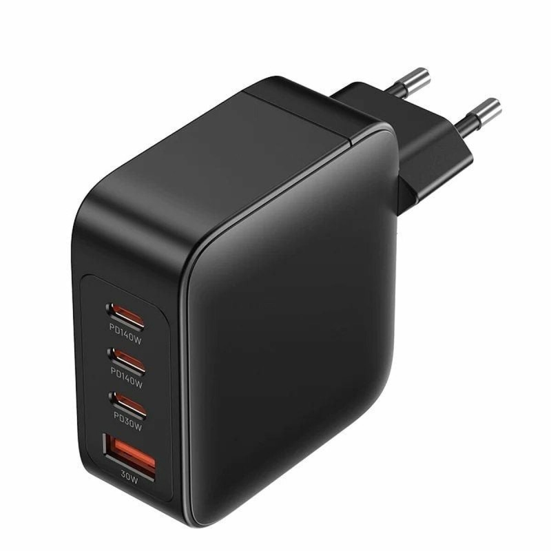 Caricabatterie da Parete Vention FEIB0-EU Nero 140 W Caricabatterie da Parete Vention FEIB0-EU Nero 140 W