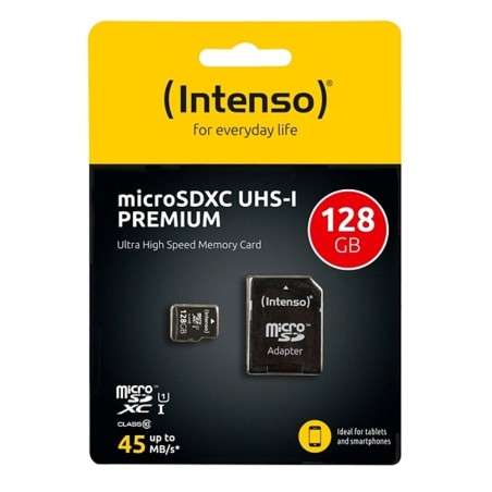Scheda Di Memoria Micro SD con Adattatore INTENSO 34234 UHS-I XC Premium