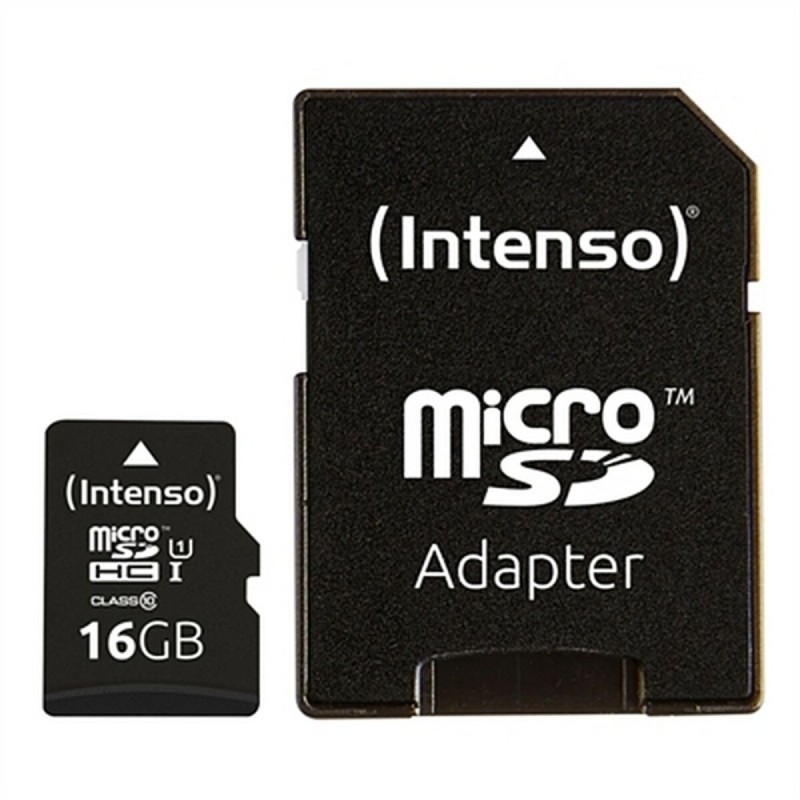 Scheda Di Memoria Micro SD con Adattatore INTENSO 34234 UHS-I Premium Scheda Di Memoria Micro SD con Adattatore INTENSO 34234 UHS-I Premium