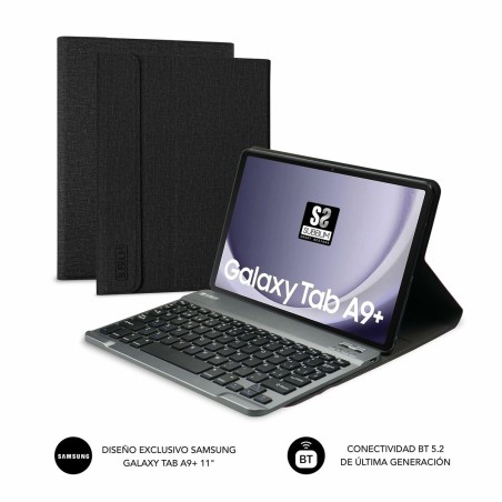 Custodia per Tablet Subblim SUBKT3-BTS060 Nero Qwerty in Spagnolo