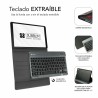 Custodia per Tablet Subblim SUBKT3-BTS060 Nero Qwerty in Spagnolo