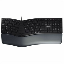 Tastiera Cherry KC 4500 ERGO Nero Qwerty in Spagnolo QWERTY