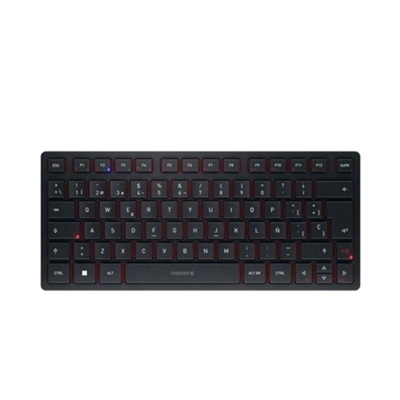 Tastiera Cherry KW 9200 MINI Qwerty in Spagnolo Nero Tastiera Cherry KW 9200 MINI Qwerty in Spagnolo Nero