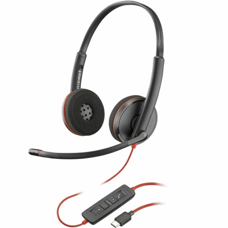 Auricolari con Microfono Poly 8X228A6 Nero