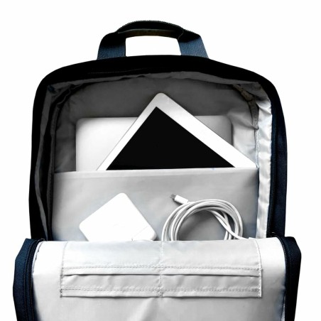 Zaino per Portatile Silver Electronics 111721540199 Azzurro Nero 16"