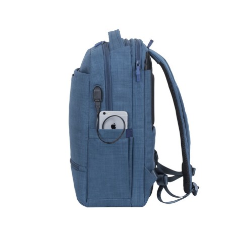 Valigetta per Portatile Rivacase Biscayne Azzurro 17,3" 17"