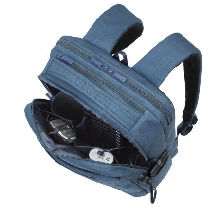 Valigetta per Portatile Rivacase Biscayne Azzurro 17,3" 17"